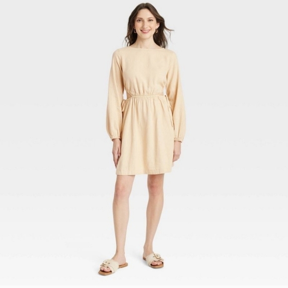 Universal Thread Dresses & Skirts - Universal Thread saddle A-linedress Tan Size Small